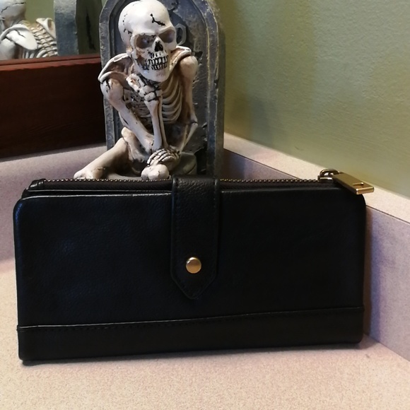 Fossil Leather Large clutch wallet - Picture 2 of 5